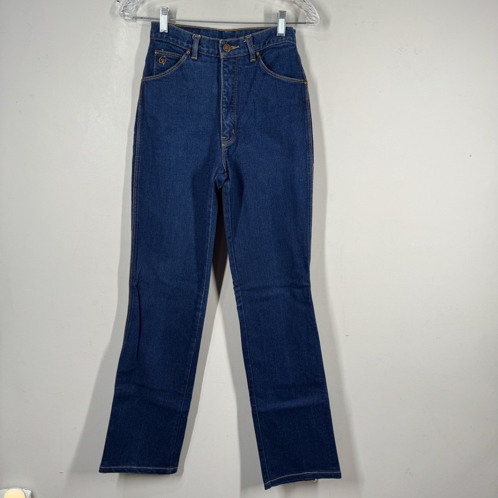 Vintage Gloria Vanderbilt for Murjani Women's Jeans Sz 7 Straight Leg‎ Dark Wash